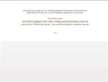 Tablet Screenshot of opel-ersatzteile-shop.de